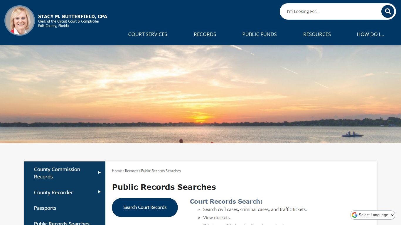 Public Records Searches | Polk County Clerk, FL